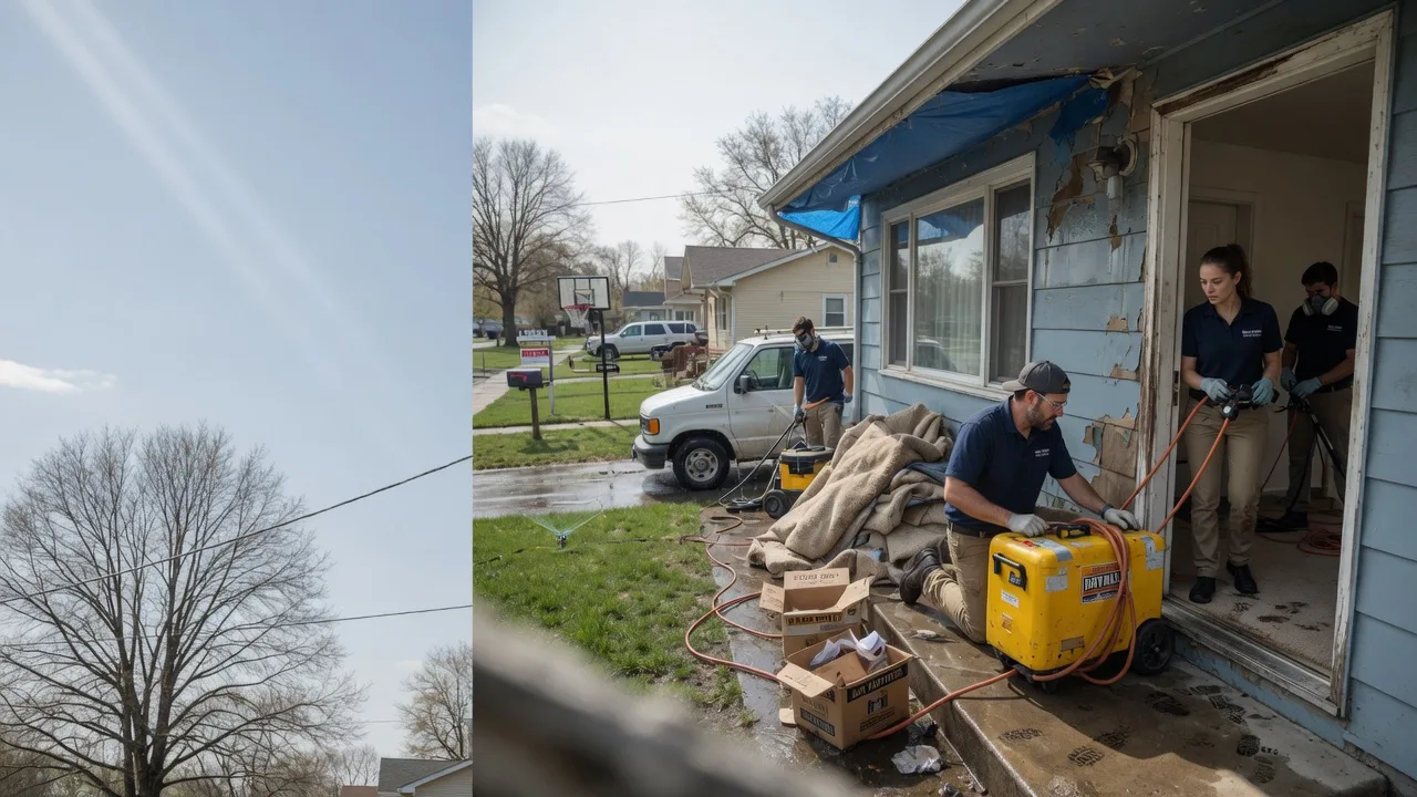 Basement Flood Cleanup in Cashion, OK near me